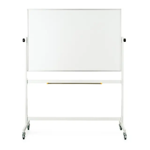 Whiteboard tavle 150x100 cm Tosidig whiteboardtavle på hjul 