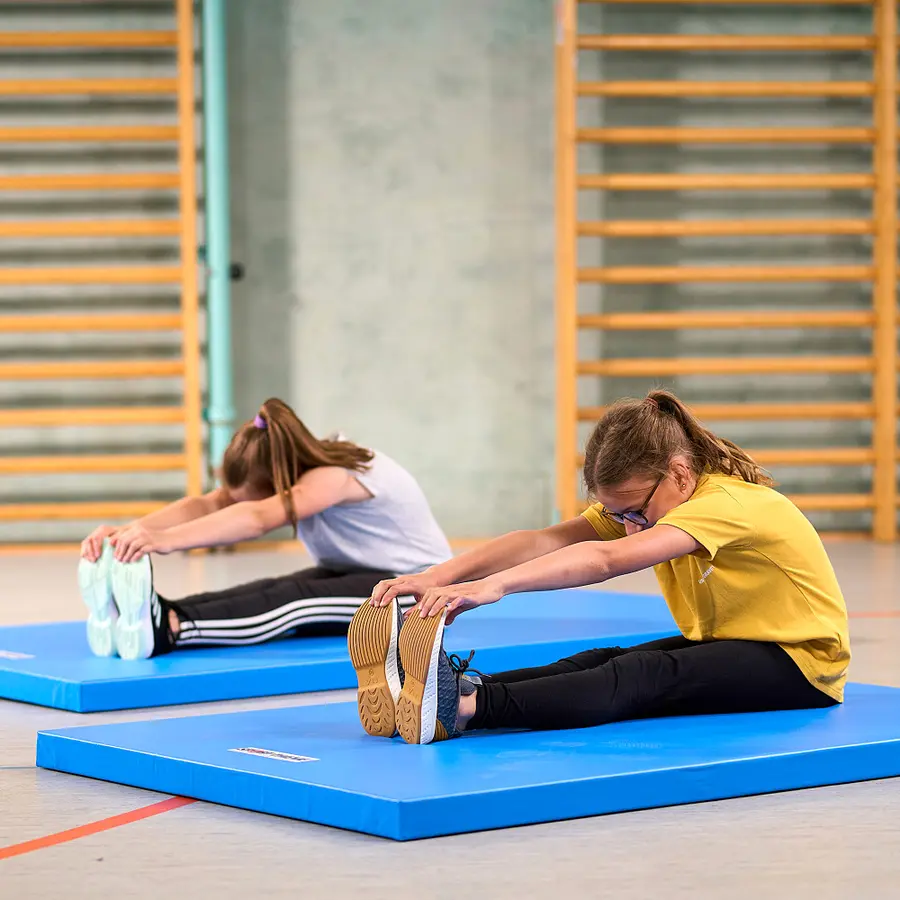 Gymnastikmatta Superlätt Blå Kategori 3 | 200x100x6 cm 