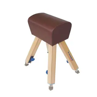 Gymnastikbock med räben Justerbar höjd 90-135 cm