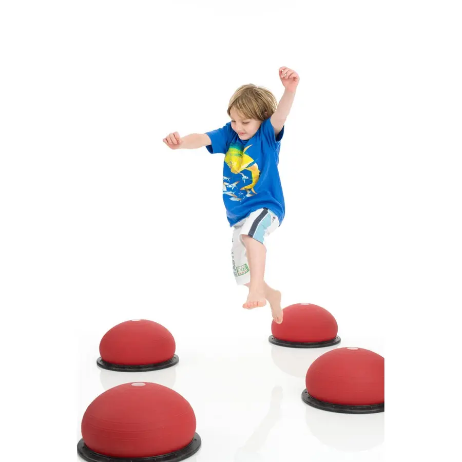 Balansboll Togu Jumper 36 cm | träningsboll i Ruton | Röd 