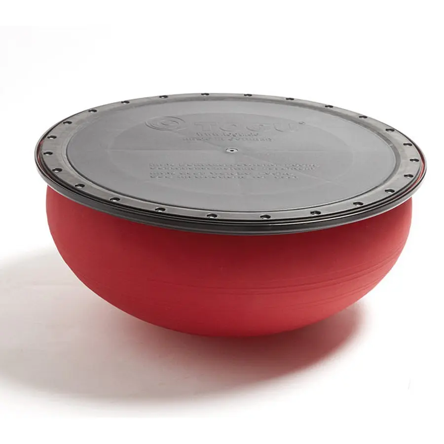 Balansboll Togu Jumper Pro | Giftfri 52 cm | träningsboll i Ruton | Röd 