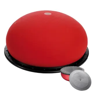 Balansboll Togu Jumper Pro | Giftfri 52 cm | tr&#228;ningsboll i Ruton | R&#246;d