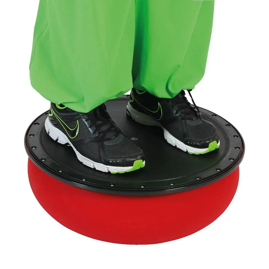 Balansboll Togu Jumper Pro | Giftfri 52 cm | träningsboll i Ruton | Röd 