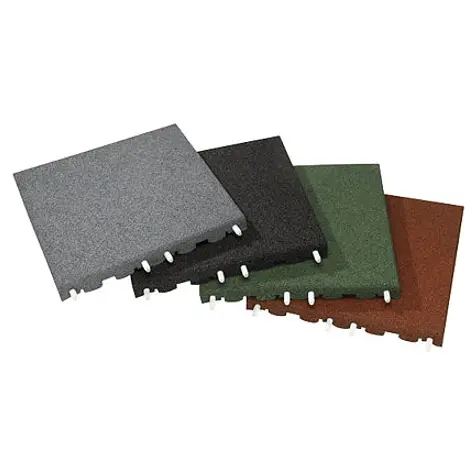 Fallskyddsmattor Euroflex 50 mm 50 x 50 cm | Fallhöjd max 150 cm 