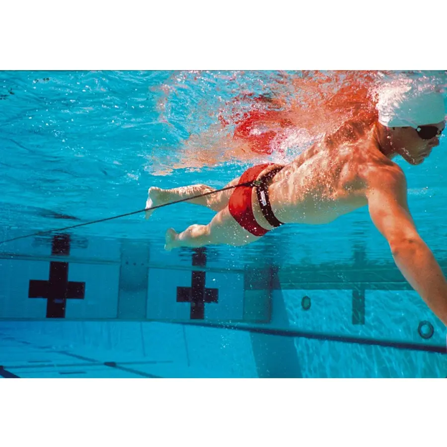 StrechCordz Safety Long Belt Silver Lätt motstånd 