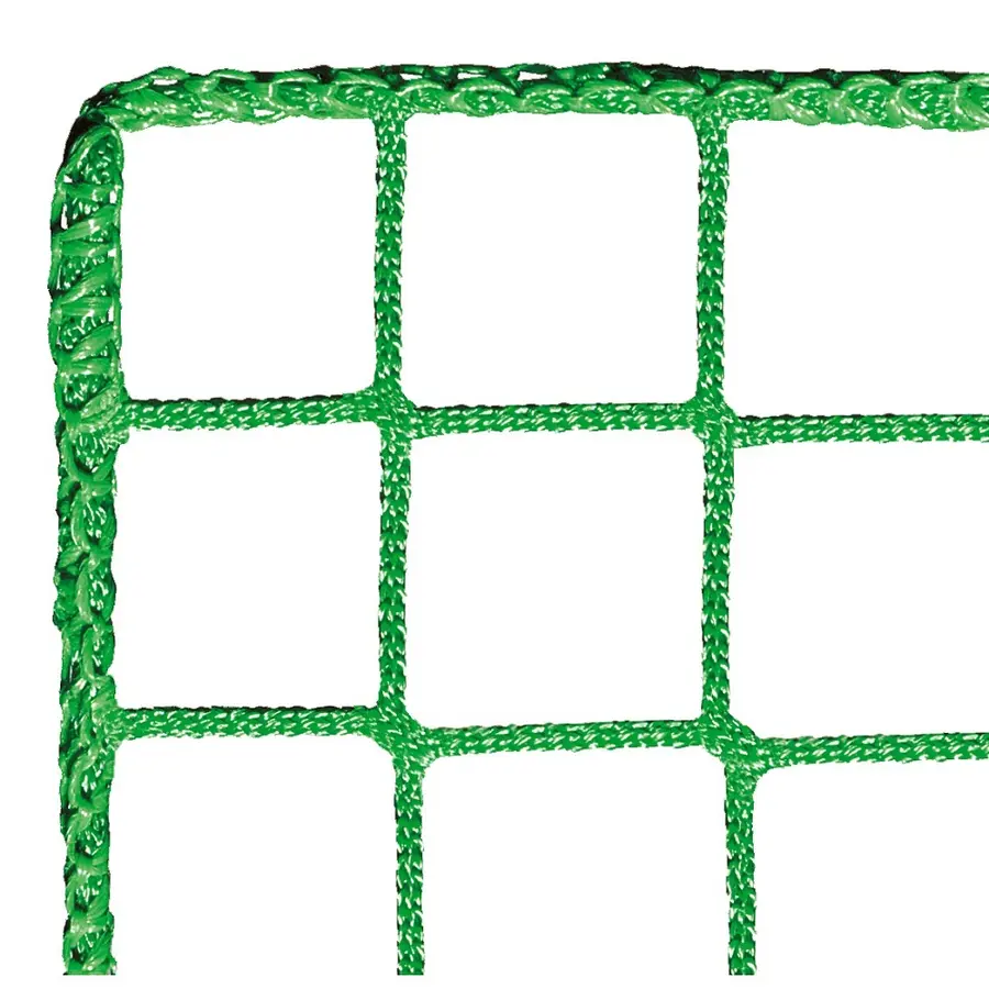 Skyddsnät 2,3 mm | maskar 2 mm | Grön Bollfångarnät efter speciella mått 