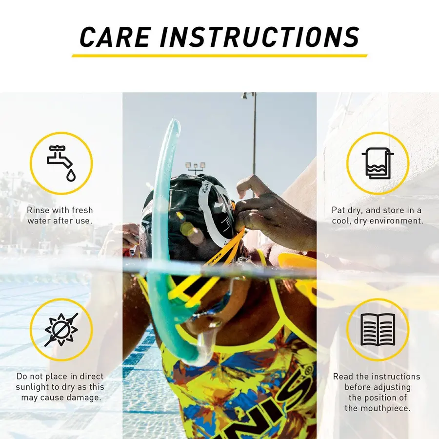 FINIS Stability snorkel: SPEED Svart 