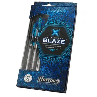 Dartpilar Blaze, Inox Steel (3) 24 gram - till traditionell dart