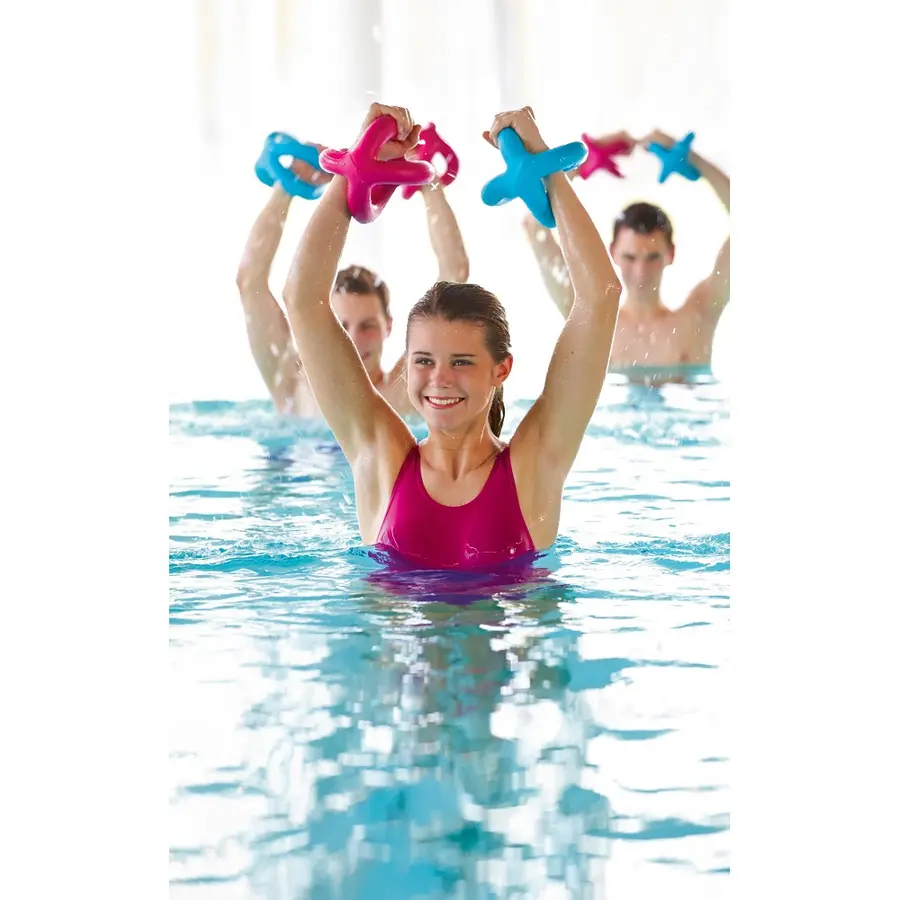 Aqua Fitness BeTomic Rosa Träningsredskap för vattenträning 