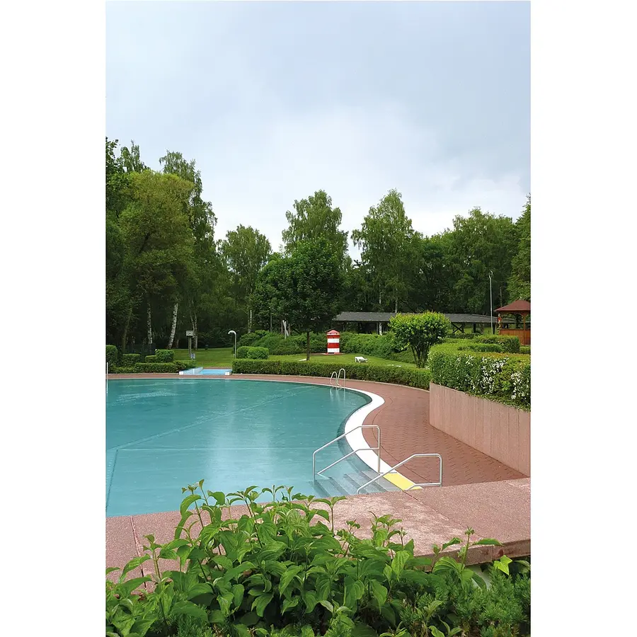 Omklädningshytt för utomhuspolen Fyrtorn | 234 cm x diameter 168 cm 