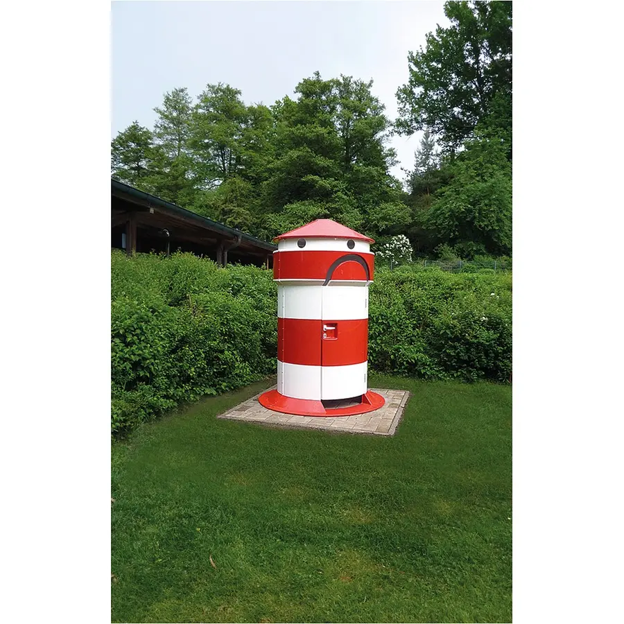 Omklädningshytt för utomhuspolen Fyrtorn | 234 cm x diameter 168 cm 