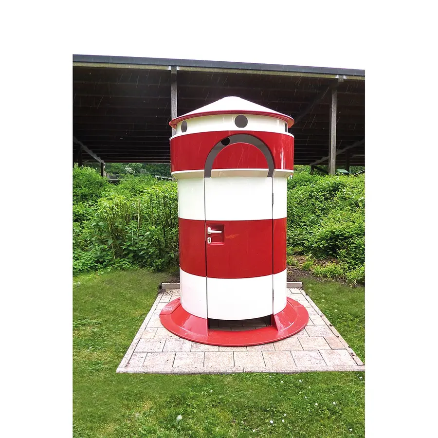 Omklädningshytt för utomhuspolen Fyrtorn | 234 cm x diameter 168 cm 