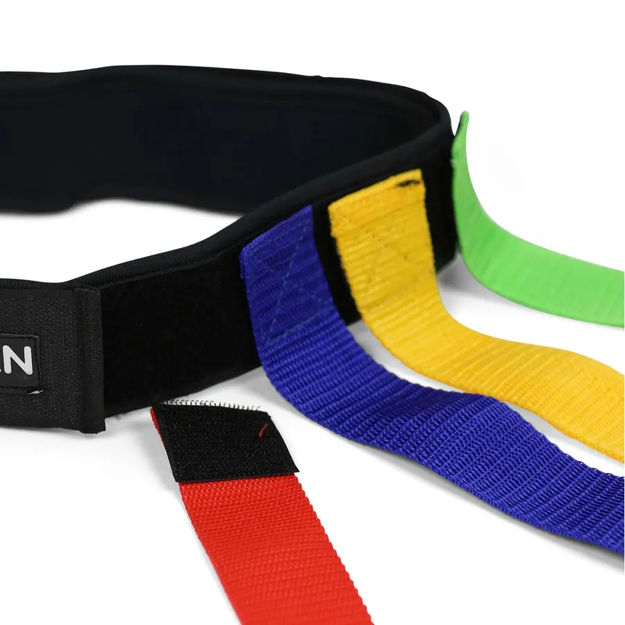 Flaggfotboll  Tjuva svans Tag Belt med kardborre set med 15 st. 