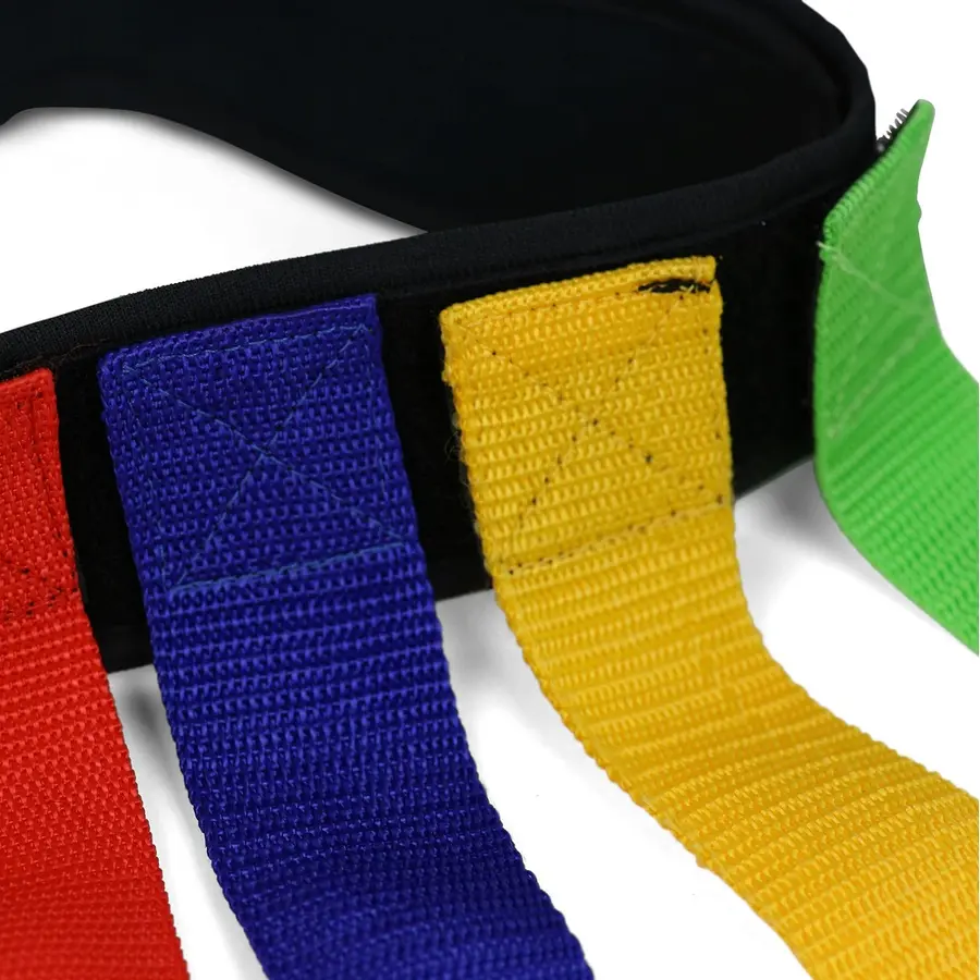 Flaggfotboll  Tjuva svans Tag Belt med kardborre set med 15 st. 