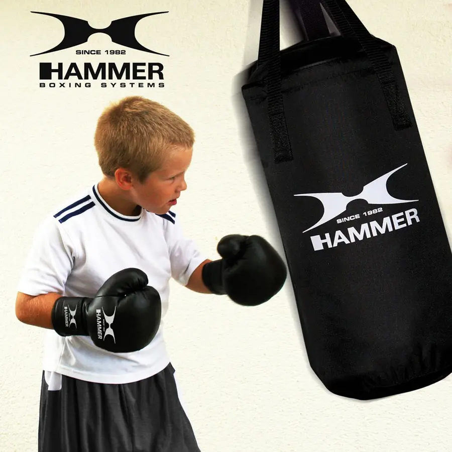 Boxningsset Hammer Junior Sandsäck | Boxningshandskar 