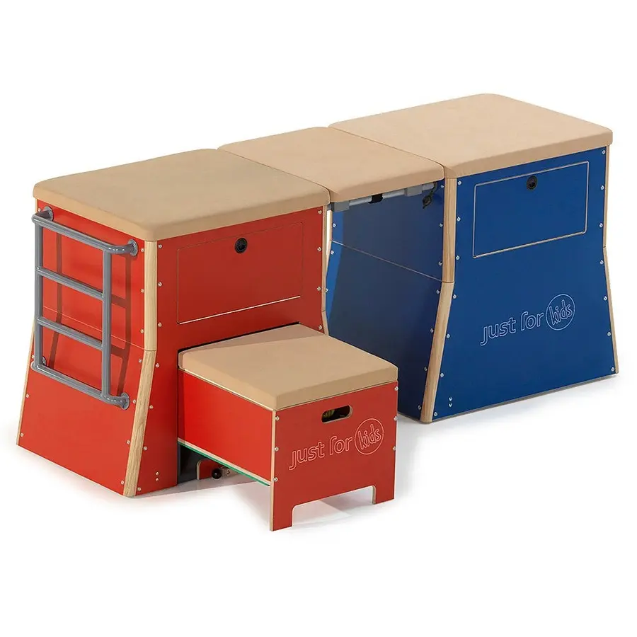 Plint Just for Kids Multibox i trä | 108x80x107 cm 