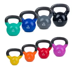 Kettlebell Vinyl 1 stk | Vekt fra 4 til 24 kg