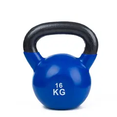 Kettlebell Vinyl 16 kg 1 stk | 16 kg | Blå