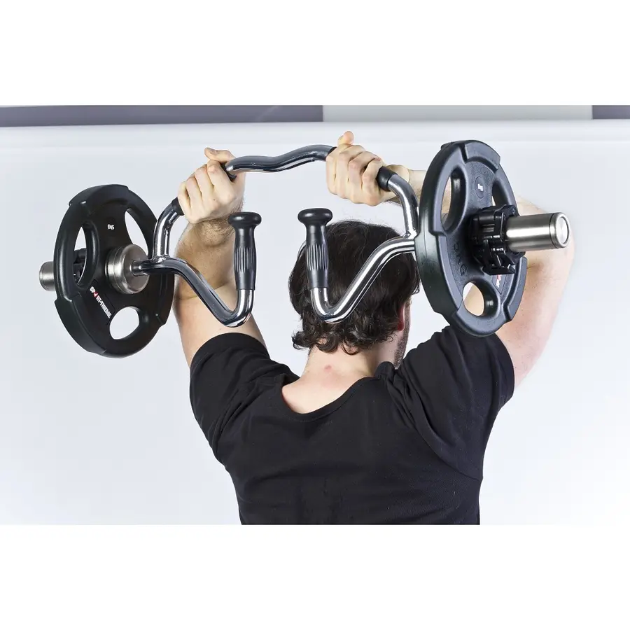 Multigrip Tricepstränare För viktskivor 50 mm med fjäderlås 