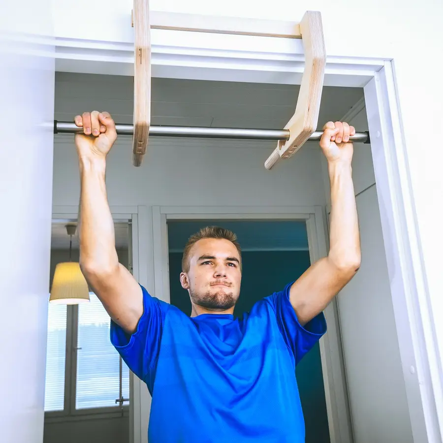 Pull up stång för dörrkarmar Chinsstång för hemmabruk | 100x43x27cm 