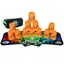 Speed Stacks Komplett Set | Orange 12 st koppar | Matta | Timer | Bag 