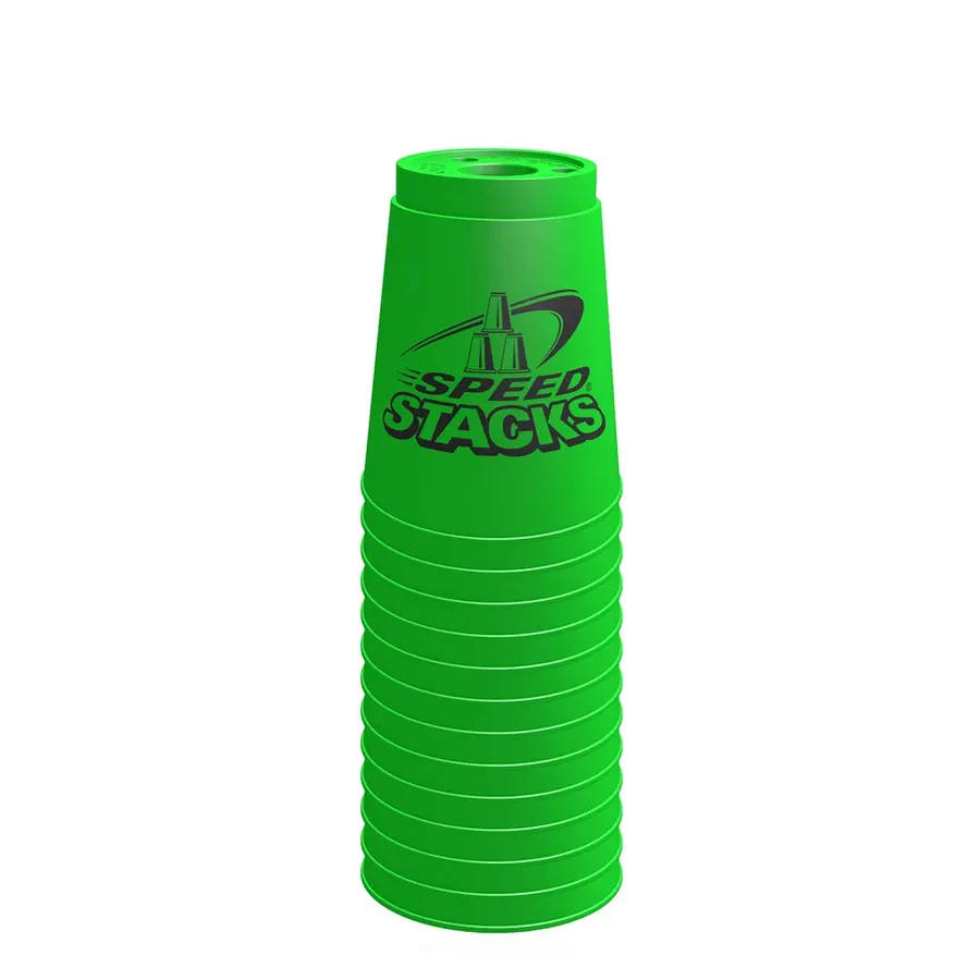 Tilbehør Speed Stacks Kopper 12 stykk | Neon grønn 