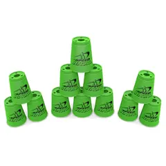 Speed Stacks Cups Neon Green Gröna koppar  12 st