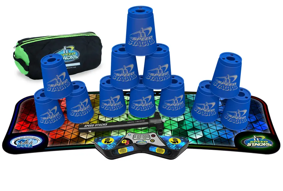 Speed stacks  Speedstackingset Komplett spelset Blå 