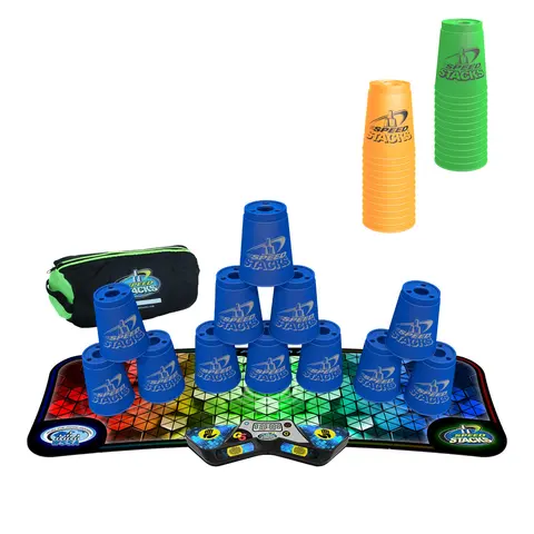 Speed Stacks Komplett Set 12 st koppar | Matta | Timer | Bag