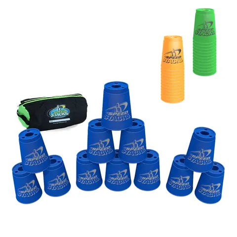 Speed stacks  Speedstackingkoppar Blå 12 st koppar 1 st väska 1 hållare