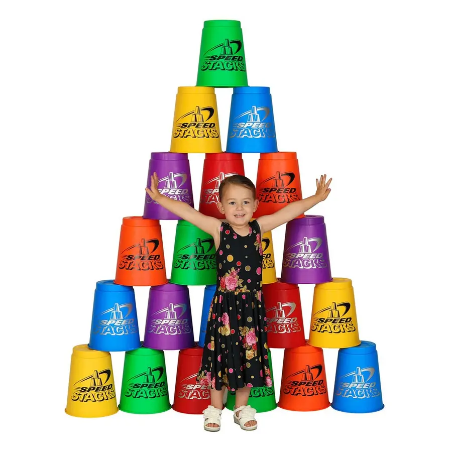 Speed Stacks Jumbo Sett 36 36 store kopper | Assorterte farger 