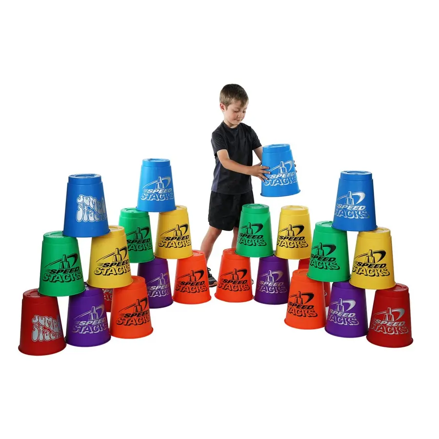 Speed Stacks Jumbo Sett 36 36 store kopper | Assorterte farger 