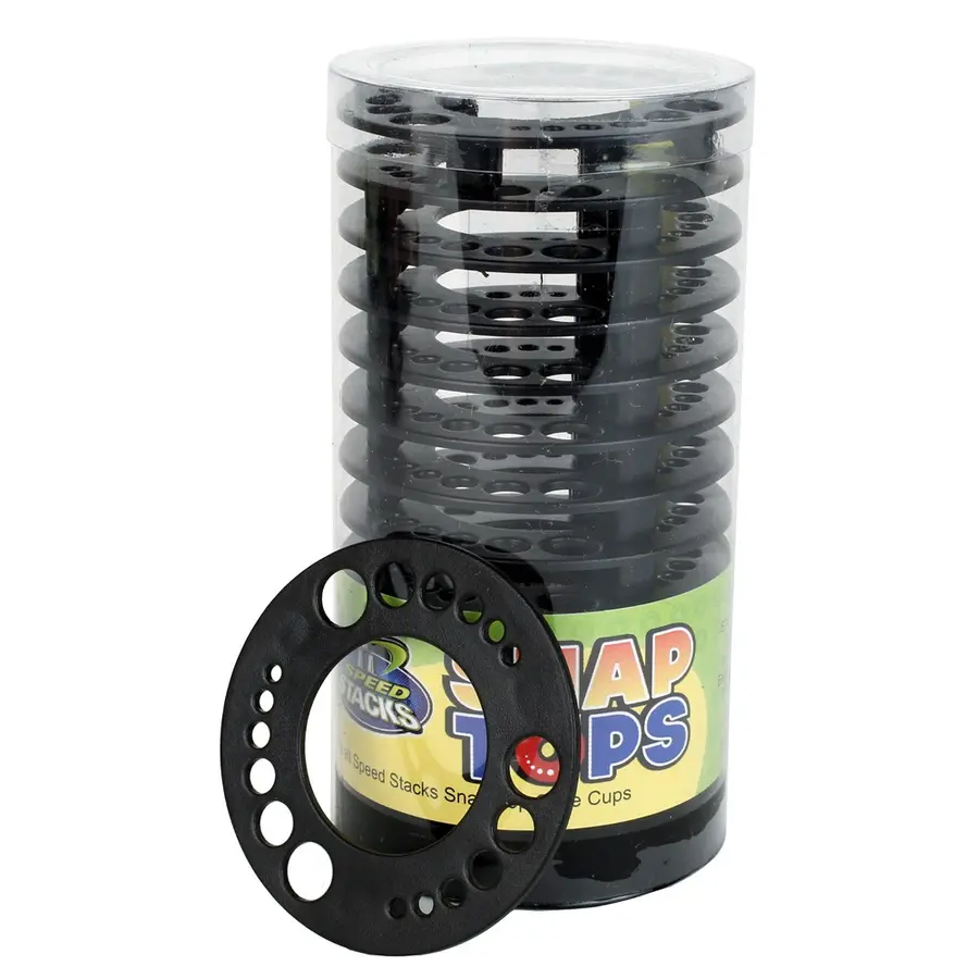 Speed Stacks Snap Tops 12 st. Atomic Black 