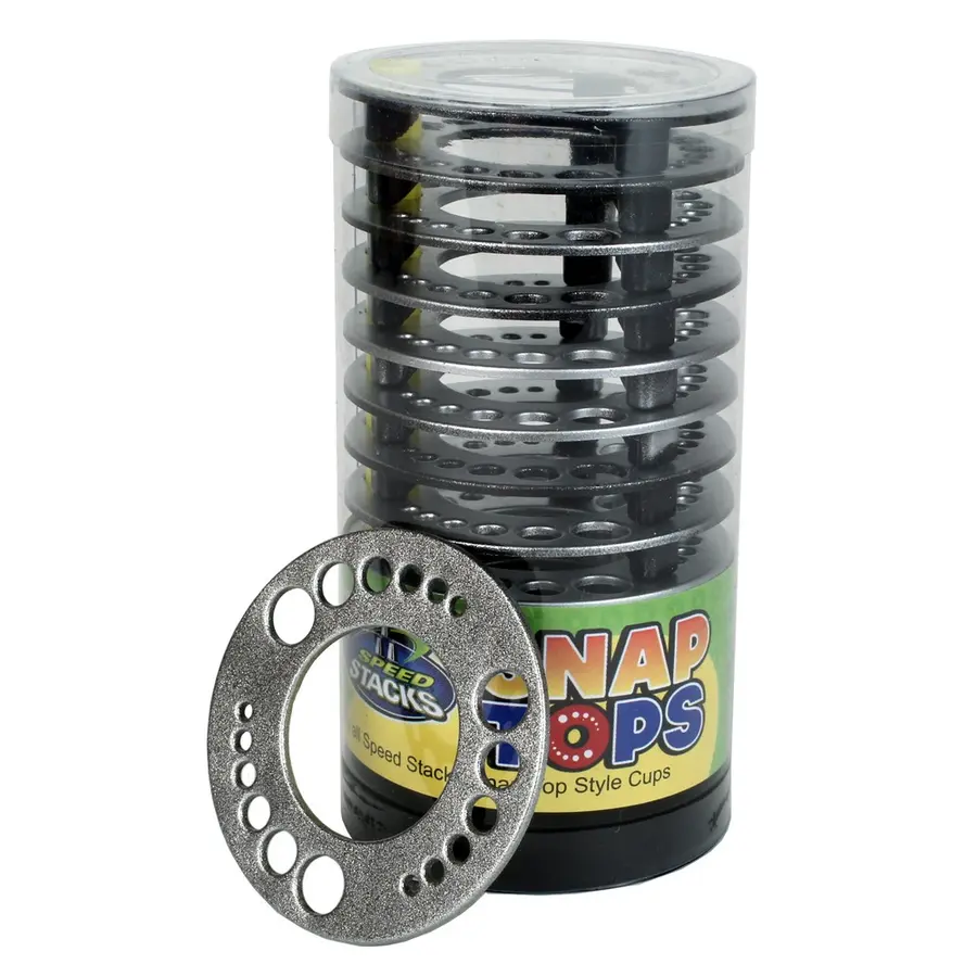 Speed Stacks Snap Tops 12 st. Atomic Silver 