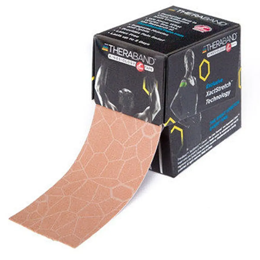 Kinesiologitape TheraBand | beige Längd 5 m | Bredd 5 cm 
