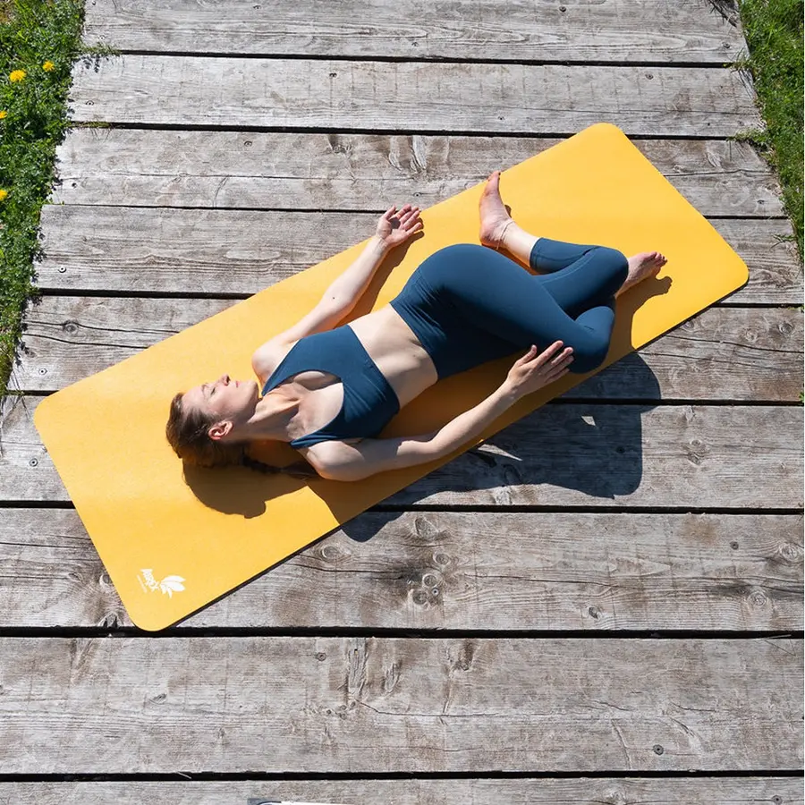 Airex Yoga Calyana Professional Yogamatta | Melon | 185x66x0,68 cm 