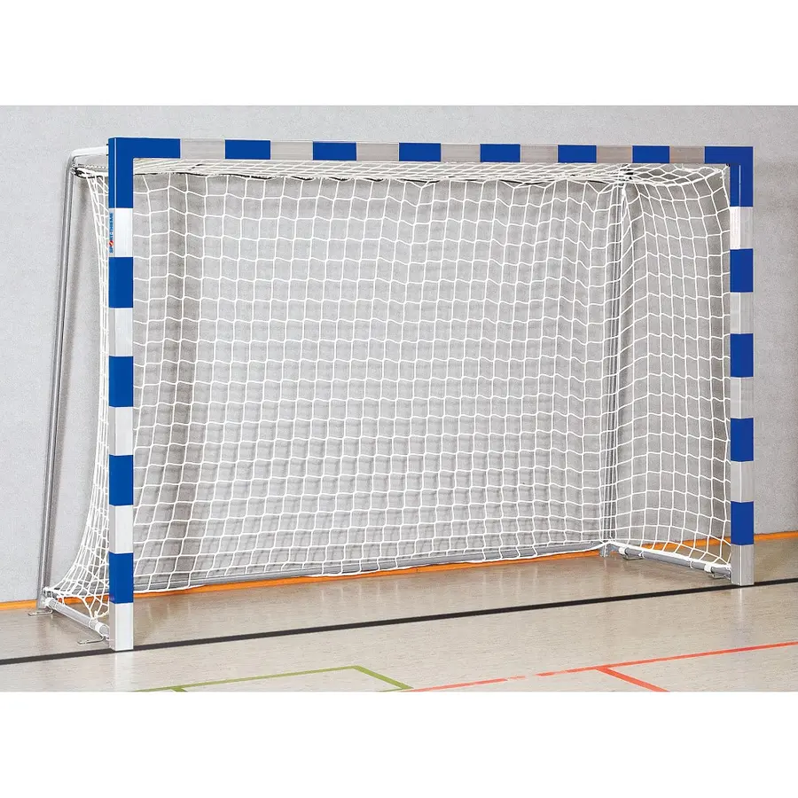 Handbollsmål inomhus 3 x 2 m Sammanskruvade hörn Blå Silver 