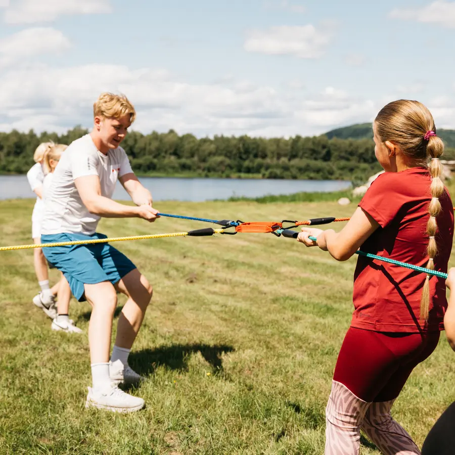 Fyrkamp Dragkampsrep för 4 lag 