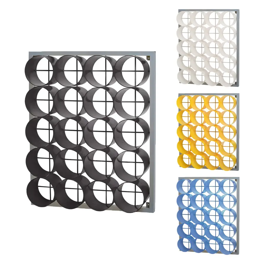 Handdukshylla 20 rör| Blå Förvaringshylla för handdukar i Simhall 