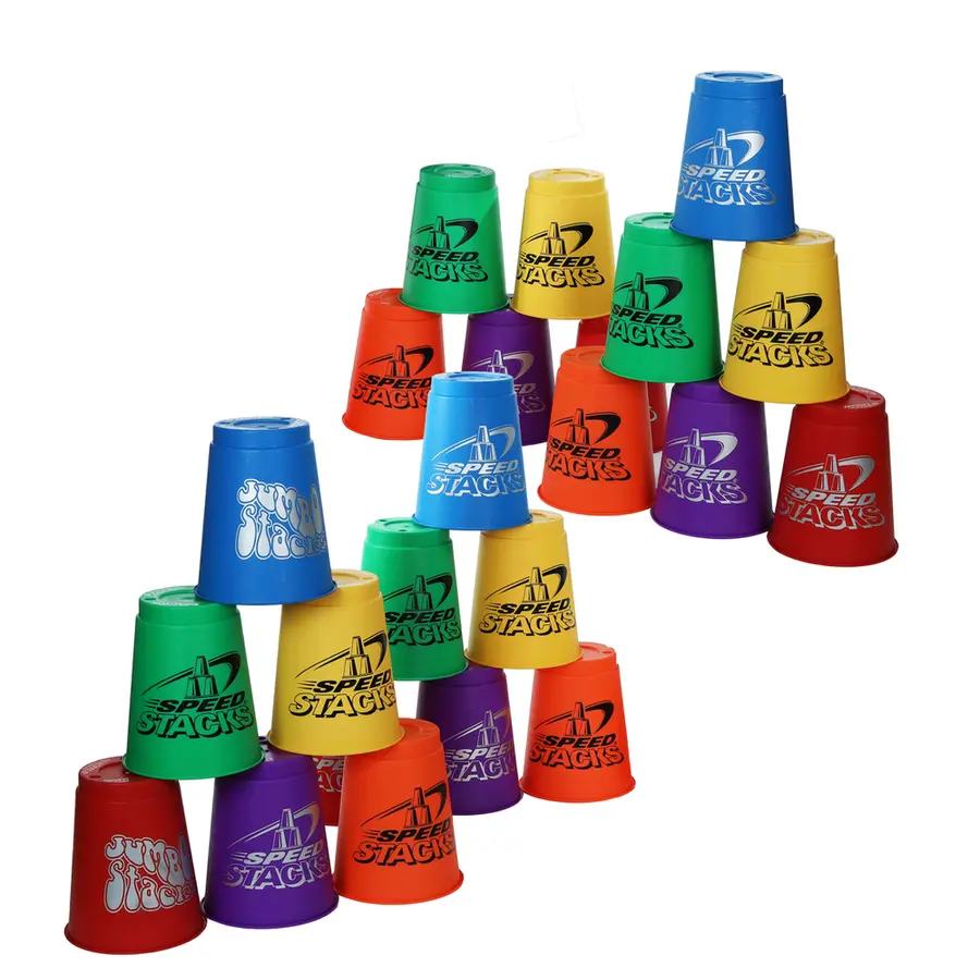 Jumbo Speed Stacks Set 36 st Jumbostacks Stora hinkar för aktivitet 