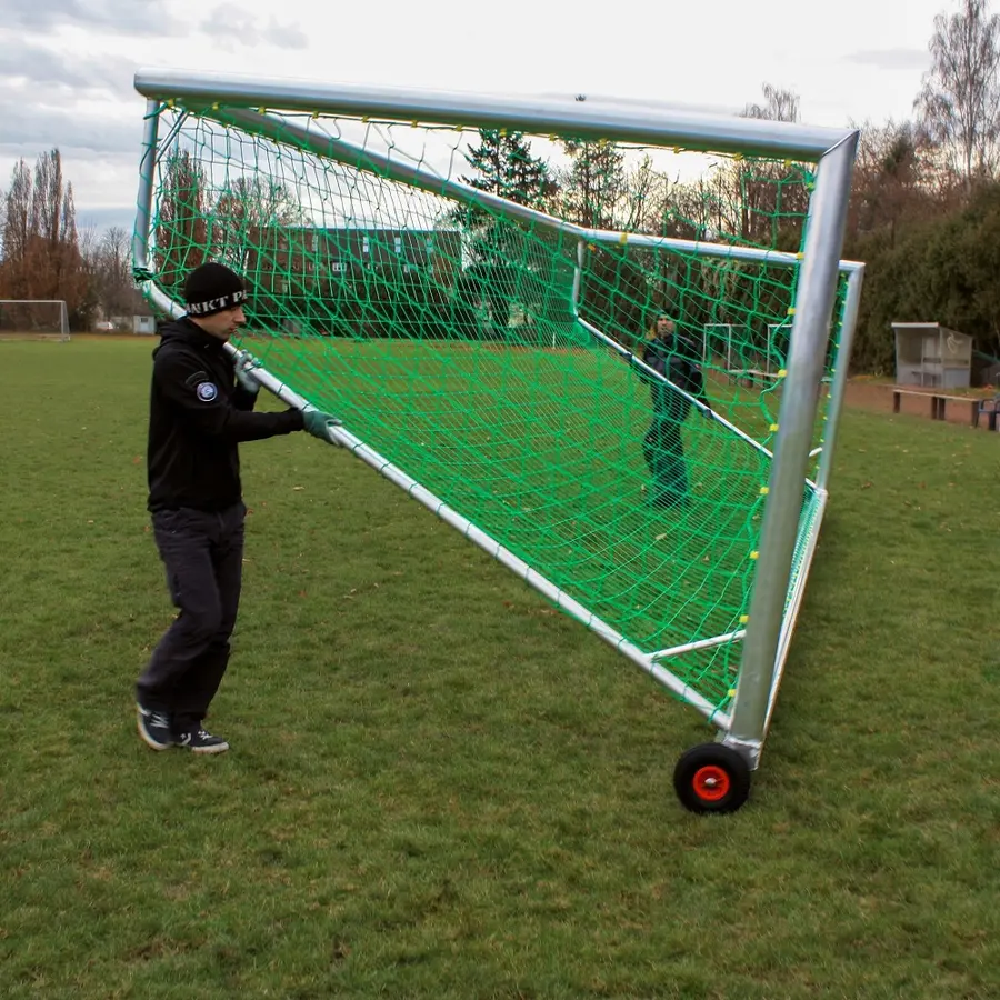 Fotballmål 7,32x2,44 m Safety 11'er mål | Med hjul 