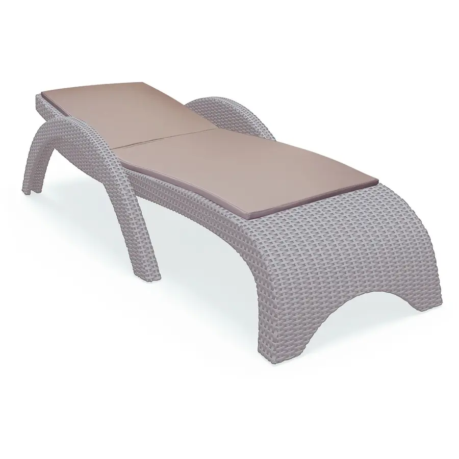 Dyna till Solstol | Chrome 165x59x3 cm 