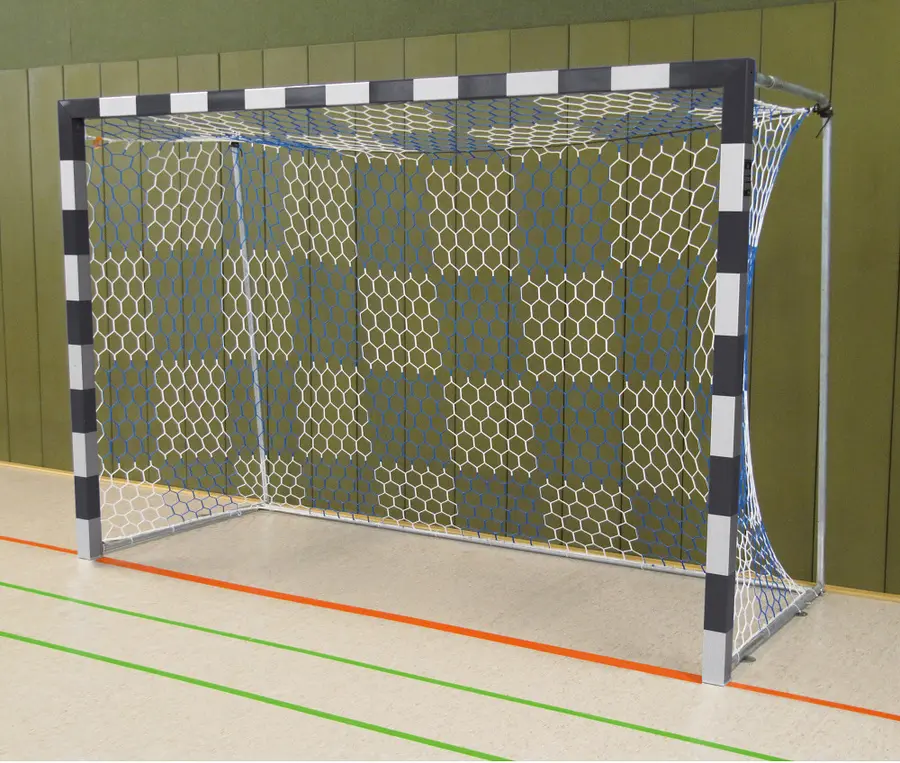 Handbollsmål 3x2m fristående 1 st.  Fasta nätbågar med nät 