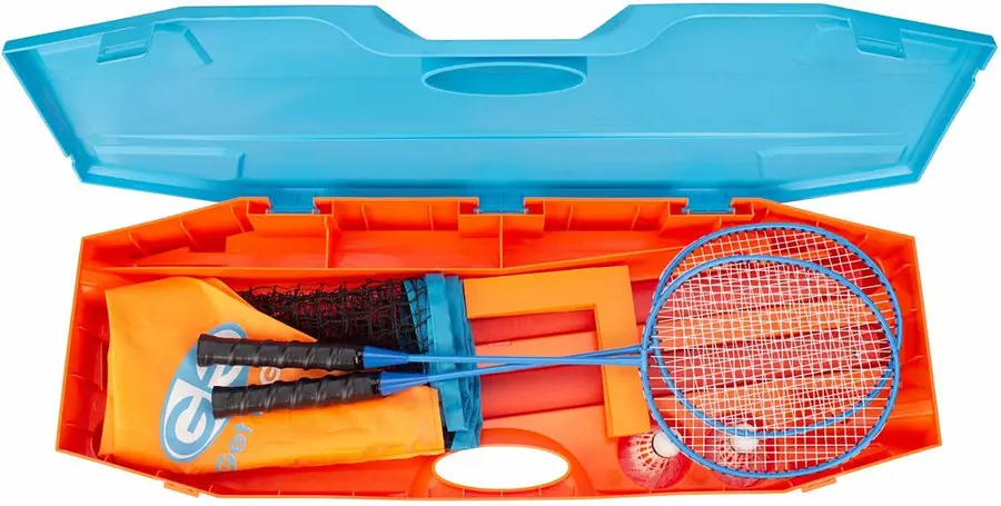 Badminton Instant - Komplett set Badmintonät | Racket | Badmintonboll 