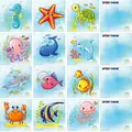 Vattenmemory för söt och saltvatten Aqua Game Memo 24 st | 15x15 cm