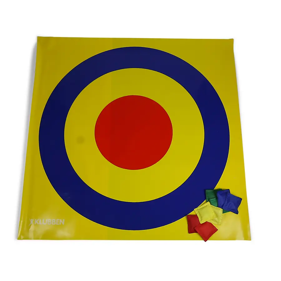 Poängmatta | Shufflematta 100 x 100 cm Kastmatta med ärtpåsar 