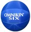 OMNIKIN® SIX BALL| Blå Vit Blåsa | Stor öppning | Sixboll 