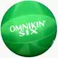 OMNIKIN® SIX BALL | Grön Vit Blåsa | Stor öppning 