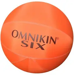 OMNIKIN® SIX BALL| Orange Vit Blåsa | Stor öppning