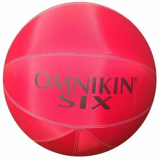 OMNIKIN® SIX BALL| Röd Vit Blåsa | Stor öppning | Sixboll 